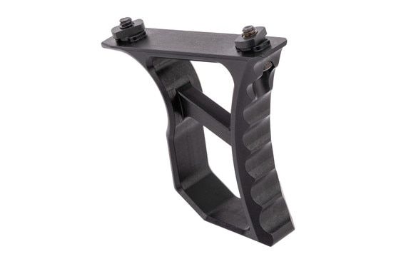 Skeletonized M-LOK compatible angled foregrip.